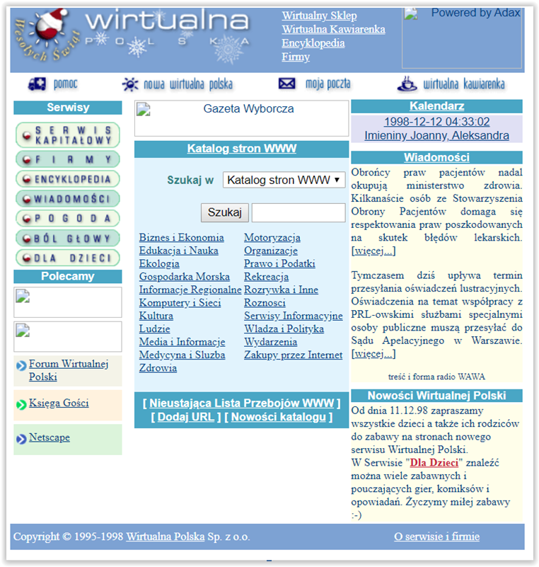 Jak Wyglądała Pierwsza Strona Internetowa Pierwsza strona internetowa – jak wyglądała? Co się zmieniło? - Blog AZ.pl