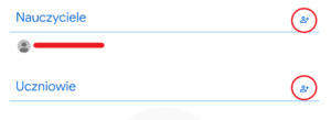 Google Classroom - dodawanie uczestników